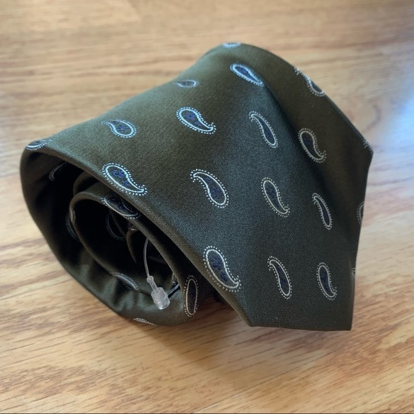 Ermenegildo Zegna RARE βCoutureβ Seven Fold XXXXX Satin Tie - Picture 5 of 7